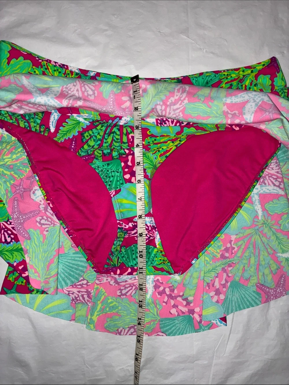 Stella Parker Women’s Pink Tropical Swim Skort Set